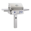 American Outdoor Grill T-Series 24-Inch 2-Burner Grill on In-Ground Post