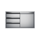 36" Twin Eagle 3 Drawer - Door Combo