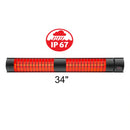 RADtec T4000/8R - 34" Weatherproof Electric Patio Heater (4000W/220V)