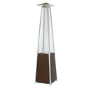 RADtec 89" Tower Flame Propane Patio Heater - Dark Brown Wicker (41,000 BTU)