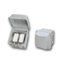 Infratech - Accessory - Dual Duplex Switch Surface Mount and Gang Box 20 Amp Per Pole