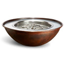 HPC Fire Inspired - Copper Bowl Series – Hammered Tempe Model for Natural Gas