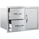 Summerset 42" Double Drawer Door Combo