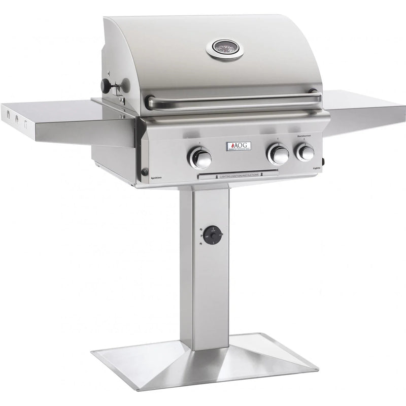 American Outdoor Grill T-Series 24-Inch 2-Burner Grill on Pedestal
