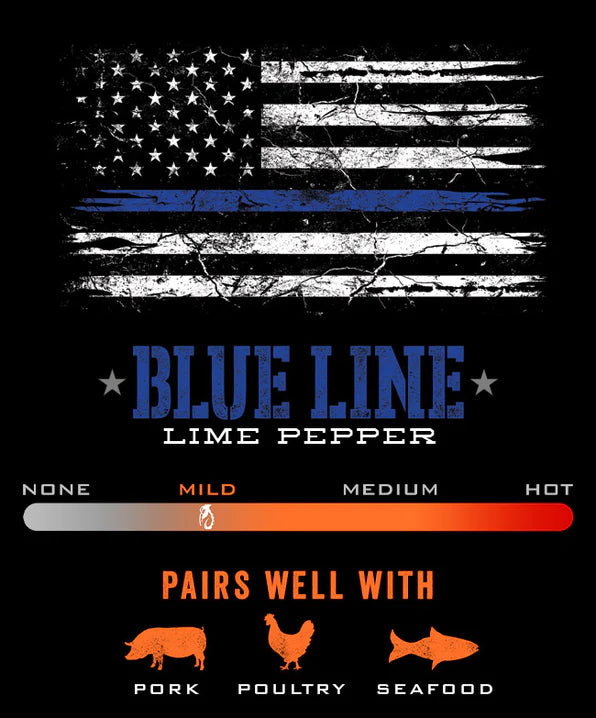 Frag Out Blue Line - Lime Pepper