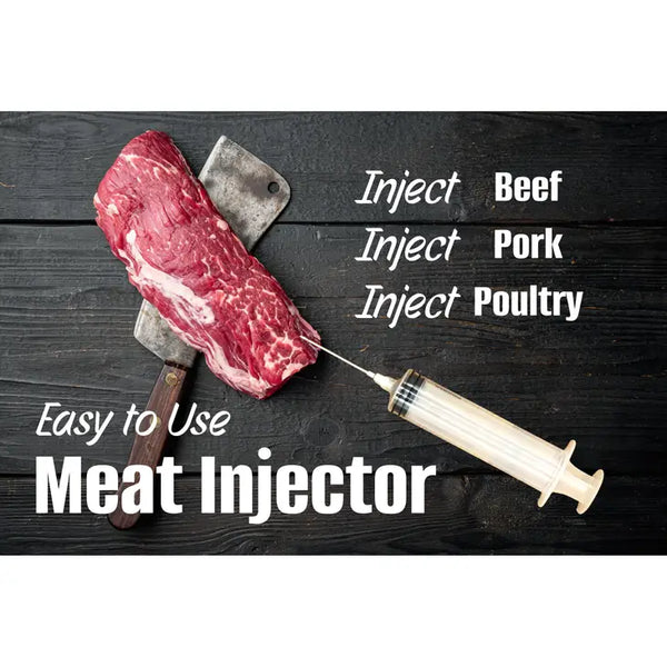 Butcher BBQ Meat Marinade Injector