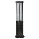 RADtec 80" Ellipse Flame Propane Patio Heater - Black with Clear Glass (41,000 BTU)