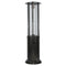 RADtec 80" Ellipse Flame Propane Patio Heater - Black with Clear Glass (41,000 BTU)