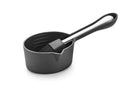 Outset Cast Iron Sauce Pot w/ Sil Brush