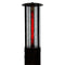 RADtec 80" Ellipse Flame Propane Patio Heater - Black with Ruby Glass (41,000 BTU)