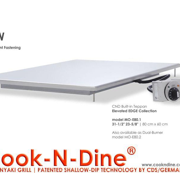 Cook n Dine MO80 31 1/2 Built-in Teppanyaki Cook Top