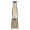 RADtec 93" Pyramid Flame Natural Gas Patio Heater - Stainless Steel Finish (41,000 BTU)