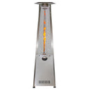 RADtec 93" Pyramid Flame Natural Gas Patio Heater - Stainless Steel Finish (41,000 BTU)