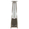 RADtec 93" Pyramid Flame Natural Gas Patio Heater - Stainless Steel Finish (41,000 BTU)
