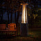 RADtec 89" Tower Flame Propane Patio Heater - Stainless Steel (41,000 BTU)