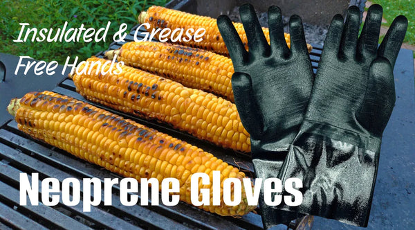 Butcher BBQ Heat Resistant Neoprene Gloves