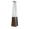 RADtec 89" Tower Flame Propane Patio Heater - Dark Brown Wicker (41,000 BTU)