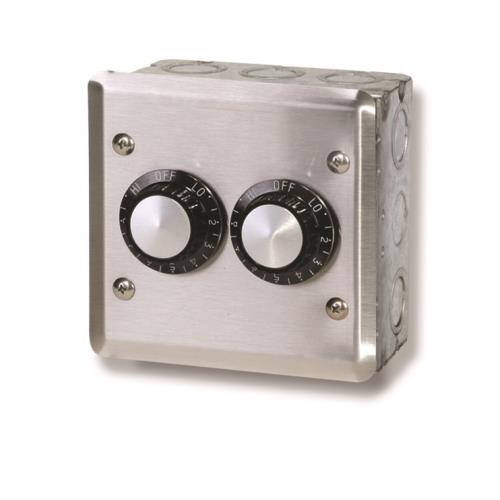 Infratech - 120 Volt Dual Reg with Wall Plate and Gang Box