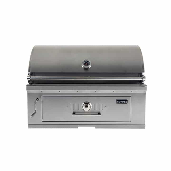 36" Coyote Stainless Steel Charcoal Grill