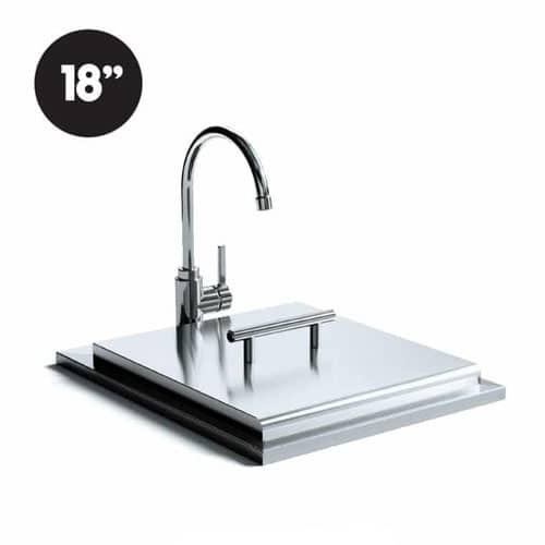 XO Outdoor 18" Drop-in Sink and Faucet
