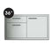 XO Outdoor 36" Double Drawer Door Combo