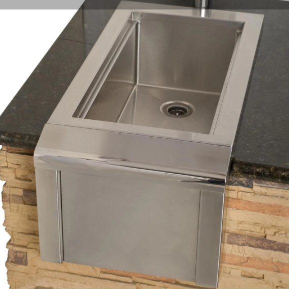 Alfresco 14-Inch Outdoor Rated Versa Bartender & Sink System