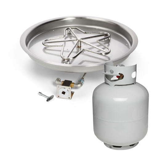 HPC Fire Inspired - HPC Fire Inspired - Round Bowl Inserts for Liquid Propane