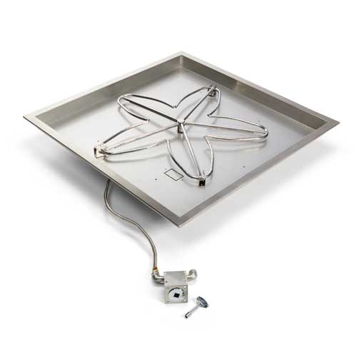 HPC Fire Inspired - Square Bowl Inserts for Natural Gas