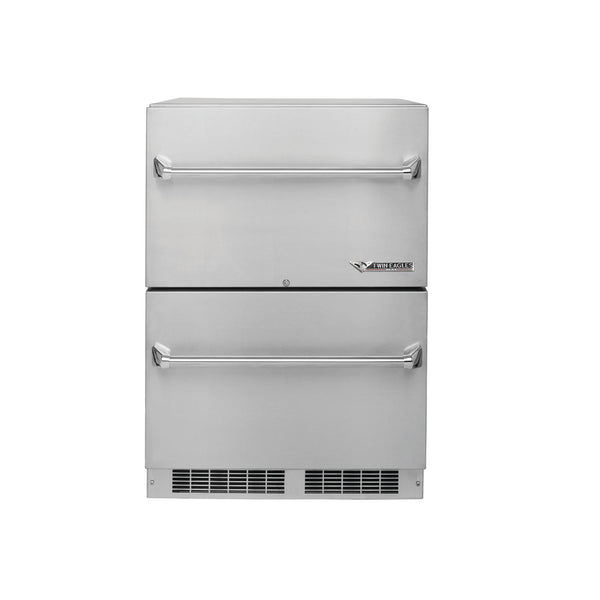 Twin Eagles 24" Double Drawer Refrigerator