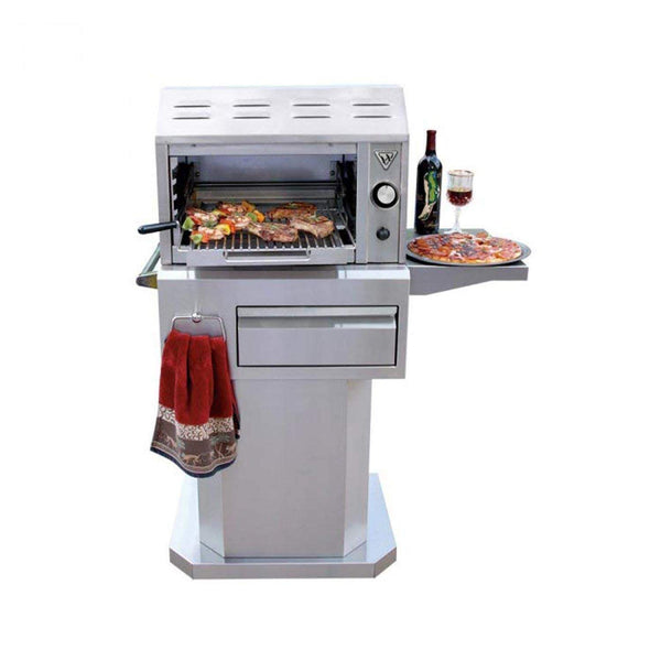 Twin Eagles Salaman Grill With Pedestal